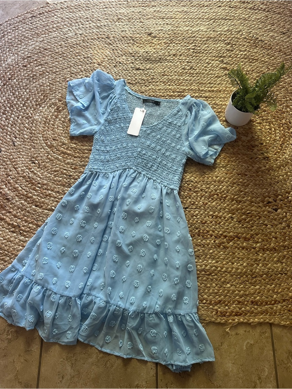 BLUE NWT MINI DRESS